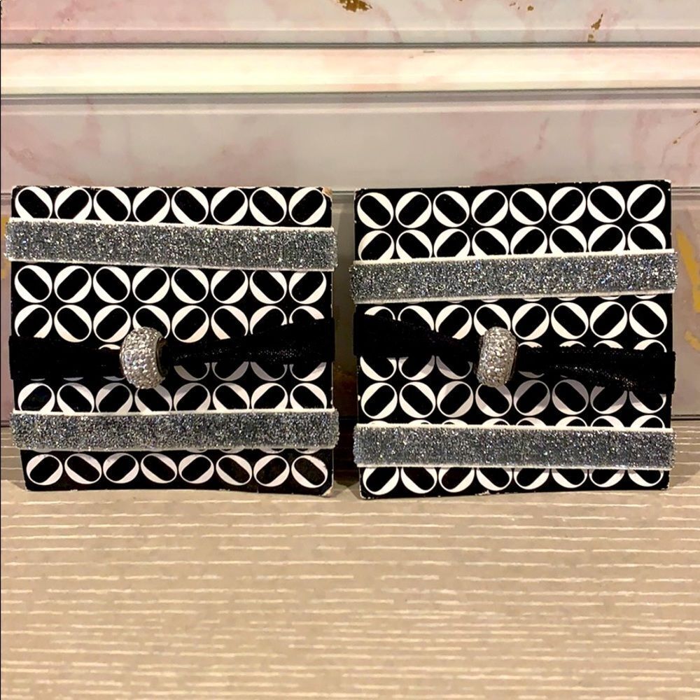 6 Sparkly Hair Ties!! (2 sets as shown)